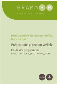 Prépositions Et Rection Verbale