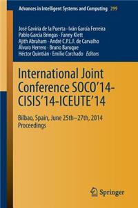International Joint Conference Soco'14-Cisis'14-Iceute'14