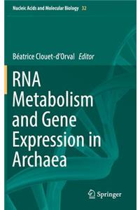 RNA Metabolism and Gene Expression in Archaea