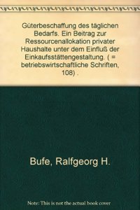 Guterbeschaffung Des Taglichen Bedarfs