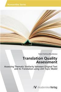 Translation Quality Assessment