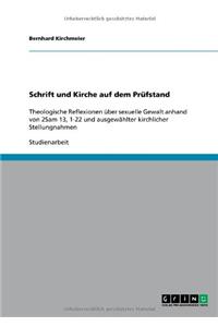 Schrift und Kirche auf dem Prüfstand