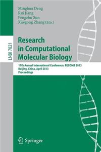 Research in Computational Molecular Biology