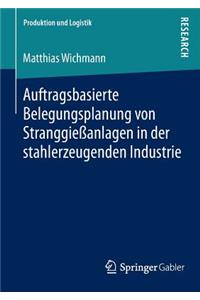 Auftragsbasierte Belegungsplanung Von Stranggießanlagen in Der Stahlerzeugenden Industrie