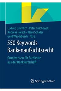 550 Keywords Bankenaufsichtsrecht