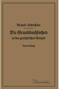 Grundbuchsachen in Der Gerichtlichen Praxis Einschließlich Aufwertung Der Grundstückspfandrechte