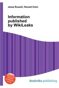 Information Published by Wikileaks