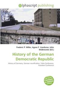 History of the German Democratic Republic