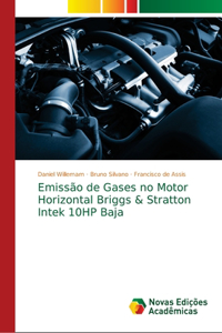 Emissão de Gases no Motor Horizontal Briggs & Stratton Intek 10HP Baja