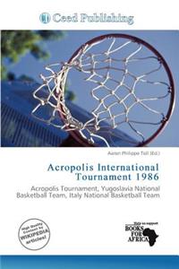 Acropolis International Tournament 1986