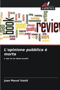 L'opinione pubblica è morta