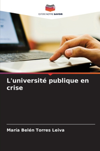 L'université publique en crise