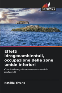 Effetti idrogeoambientali, occupazione delle zone umide inferiori