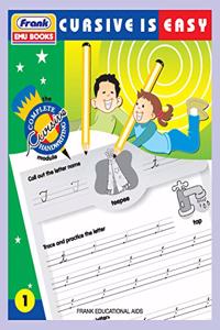 Cursive is Easy Cursive Writing Book 1 - Handwriting Improvement Books - Cursive Writing Books for 5+ Years Old - Hand Writing Practice Books Kids - Writing Book for Kids