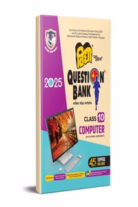 Vidya UP Board Question Bank Class 10 Computer for Board Exam 2025