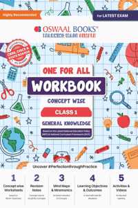 Oswaal One For All Workbook Concept Wise Class-1 General Knowledge (For Latest Exam)