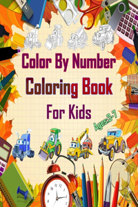 Color By Number Coloring Book For Kids