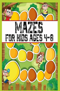 Mazes For Kids Ages 4-8