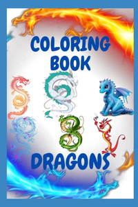Coloring Book Dragons