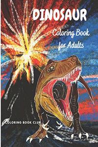 Dinosaur Coloring Book for Adults