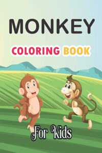 Monkey Coloring Book For Kids