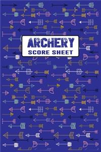 Archery Score Sheet