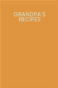 Grandpa's recipes