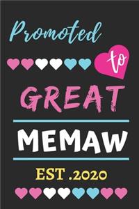 Promoted To Great Memaw est.2020