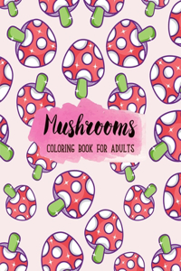 Mushrooms Coloring Book