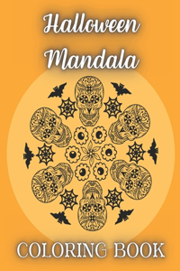 Halloween Mandala Coloring Book