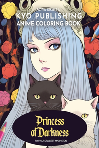 Anime Coloring book Princess of Darkness