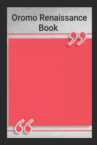 Oromo Renaissance Book