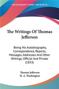 Writings Of Thomas Jefferson