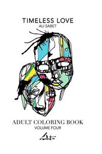 Adult Coloring Book by Ali Sabet, Timeless Love