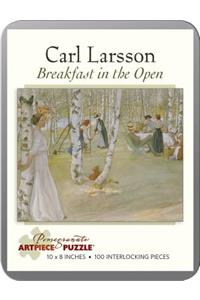 Breakfast in the Open: Carl Larsson 100-Piece Jigsaw Puzzle