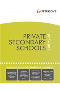 Private Secondary Schools 2015-2016