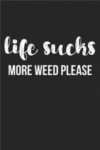 Life Sucks More Weed Please