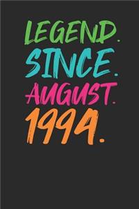 Legend Since August 1994