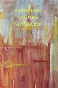 Christian Quotes Notebook