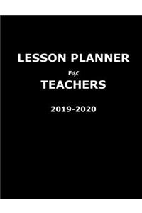 Lesson Planner for Teachers 2019-2020