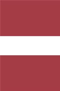 Latvia Travel Journal - Latvia Flag Notebook - Latvian Flag Book