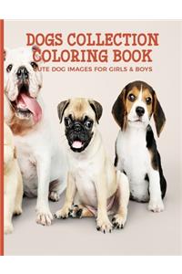 Dogs Collection Coloring Book Cute Dog Images For Girls & Boys