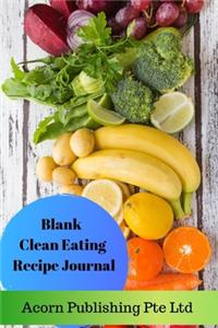 Blank Clean Eating Recipe Journal