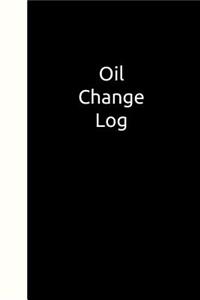 Oil Change Log