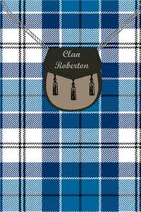 Clan Roberton Tartan Journal/Notebook