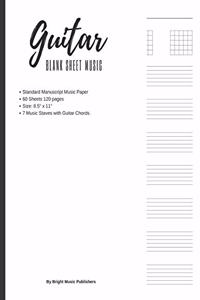 Guitar Blank Sheet Music