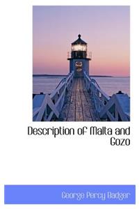 Description of Malta and Gozo
