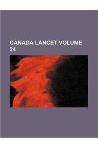 Canada Lancet Volume 24