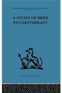 Study of Brief Psychotherapy