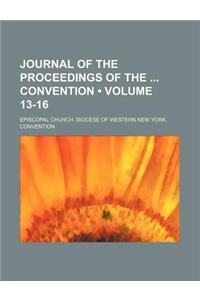 Journal of the Proceedings of the Convention (Volume 13-16)